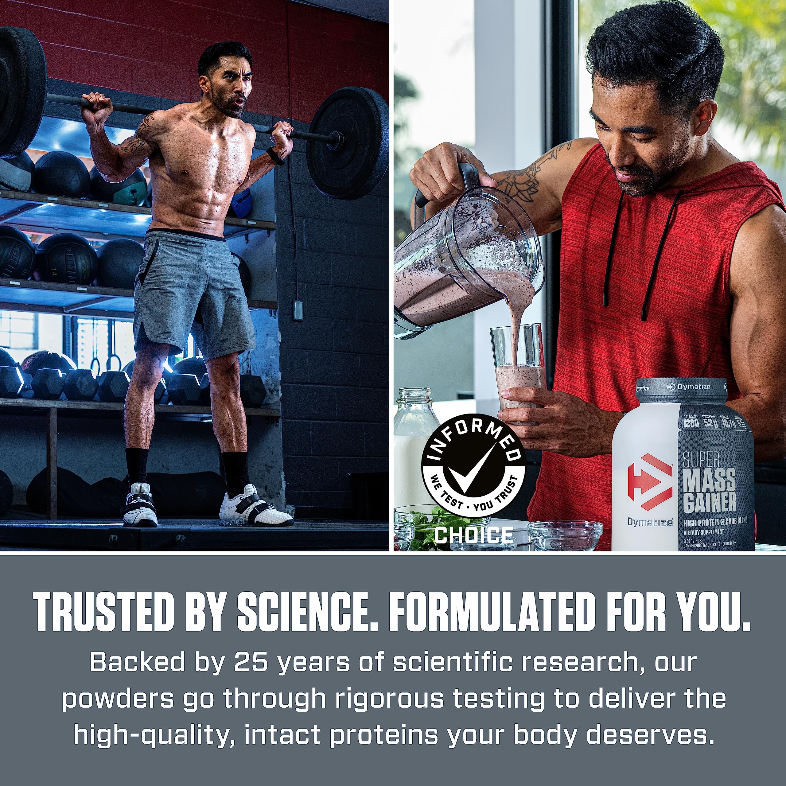 Mass Gainer Protein Powder 52g Protein 1280 Calories Vanilla